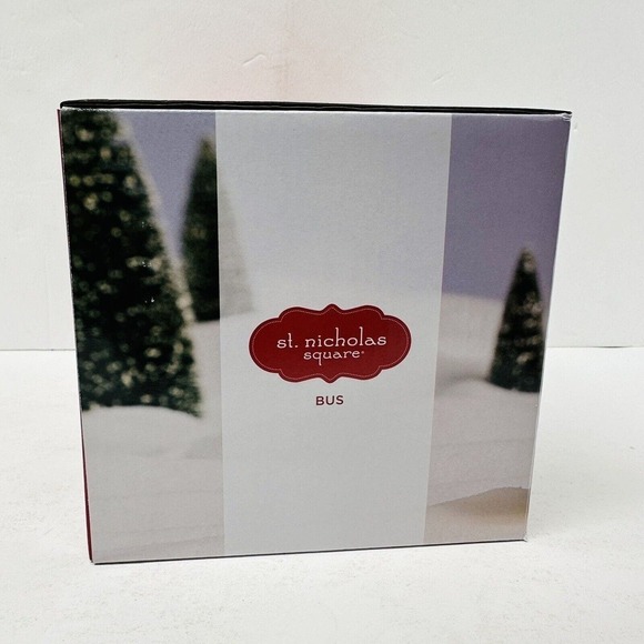 St Nicholas Square Christmas Village Bus Santa‎ Retired 2023 - Picture 5 of 5